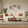 33"-55" Extendable Walnut Coffee Table with Storage