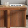 Picture of Lineva 47" Fluted Lift-Top Walnut Coffee Table with 2 Drawers