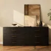 Arune 63" TV Stand with 6-Drawer Storage Chest