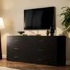 Arune 63" TV Stand with 6-Drawer Storage Chest