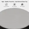 Picture of Cocaro Outdoor Rope-Woven Side Table with Storage & Slate Top in Dark Gray