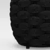 Picture of Cocaro Outdoor Rope-Woven Side Table with Storage & Slate Top in Dark Gray