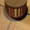 Costra Outdoor Handwoven Rope & Aluminium Storage Side Table with LED
