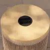 Costra Outdoor Handwoven Rope & Aluminium Storage Side Table with LED