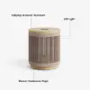 Costra Outdoor Handwoven Rope & Aluminium Storage Side Table with LED