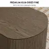 Modern 47" Oval Lift Top Mid-Century Coffee Table