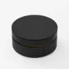 32" Fluted Lift-Top Round Coffee Table with 2 Drawers – Black