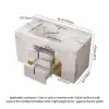 Artis 92 cm Single Bathroom Vanity & 150 cm Bathroom Storage Cabinet Set