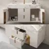 Artis 92 cm Single Bathroom Vanity & 150 cm Bathroom Storage Cabinet Set