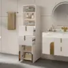 Artis 92 cm Single Bathroom Vanity & 150 cm Bathroom Storage Cabinet Set