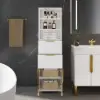 Aro 150cm Double Bathroom Vanity & 149cm Bathroom Storage Cabinet Set