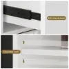 Aro 150cm Double Bathroom Vanity & 149cm Bathroom Storage Cabinet Set