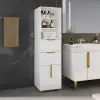 Aro 150cm Double Bathroom Vanity & 149cm Bathroom Storage Cabinet Set