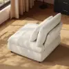 2-Piece Oatmeal Chenille Modular Sectional Sofa with Hidden Storage