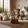 3-Piece Chenille Modular Sectional Sofa with Hidden Storage
