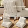 3-Piece Chenille Modular Sectional Sofa with Hidden Storage