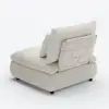 3-Piece Chenille Modular Sectional Sofa with Hidden Storage
