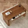 Aura 63" Walnut Fluted Electric Adjustable Standing Desk