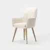 Dining Set 87" Modern Rectangle Sintered Stone Dining Table with 8 Chairs