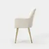 Dining Set 87" Modern Rectangle Sintered Stone Dining Table with 8 Chairs