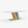 Dining Set 180 cm Modern Rectangle Sintered Stone Dining Table with 6 Chairs – AUD-H2845
