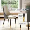 Dining Set 200 cm Modern Rectangular Sintered Stone Dining Table with 6 Chairs – AUD-H2846