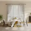 Dining Set 160 cm Modern Rectangular Sintered Stone Dining Table with 4 Chairs – 7