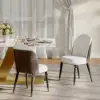 Dining Set 160 cm Modern Rectangular Sintered Stone Dining Table with 4 Chairs – 7