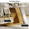 Dining Set 180 cm Modern Rectangle Sintered Stone Dining Table with 6 Chairs – AUD-H2848