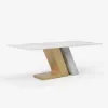 Dining Set 180 cm Modern Rectangle Sintered Stone Dining Table with 6 Chairs – AUD-H2848