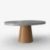 Dining Set 100-140cm Japandi Extendable Dining Table with 6 Chairs