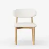 Dining Set 39"-55" Japandi Extendable Dining Table Natural with 4 Chairs