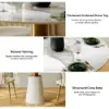 Dining Set 39" Sintered Stone Dining Table with 2 Chairs