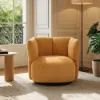 Florvia Chenille Swivel Adjustable-Armrest Accent Chair – AUD-H2863