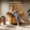 Florvia Chenille Swivel Adjustable-Armrest Accent Chair – AUD-H2863