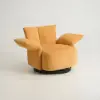 Florvia Chenille Swivel Adjustable-Armrest Accent Chair – AUD-H2863