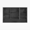 100cm Black Floating Bathroom Vanity Set with LED Mirror Cabinet – AUD-H2875