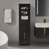 Picture of Aro 149cm Bathroom Storage Cabinet Freestanding Linen Tower with Shelves Drawers & Doors