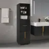 Picture of Aro 149cm Bathroom Storage Cabinet Freestanding Linen Tower with Shelves Drawers & Doors