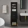 Picture of Aro 149cm Bathroom Storage Cabinet Freestanding Linen Tower with Shelves Drawers & Doors