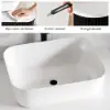 80cm Fluted Freestanding Bathroom Vanity with Vessel Sink, 3-Drawers, Sintered Stone top – Black