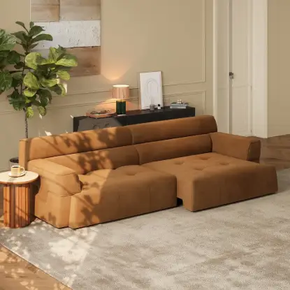 Picture of 307cm 2-Seater Performance Velvet Power Convertible Sleeper Sofa