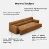 307cm 2-Seater Performance Velvet Power Convertible Sleeper Sofa