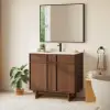 Panvyr 92cm Single Bathroom Vanity with Sink and Sintered Stone Top