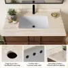 Panvyr 92cm Single Bathroom Vanity with Sink and Sintered Stone Top