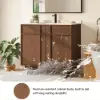 Panvyr 92cm Single Bathroom Vanity with Sink and Sintered Stone Top