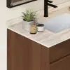 Panvyr 92cm Single Bathroom Vanity with Sink and Sintered Stone Top