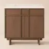 Panvyr 92cm Single Bathroom Vanity with Sink and Sintered Stone Top