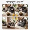 108" 4-Piece Chenille Modular Sectional Sofa with Hidden Storage – AUD-H2895