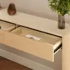 Picture of Japandi 60" Oval Sintered Stone Console Table With 2 Drawers – AUD-H2897